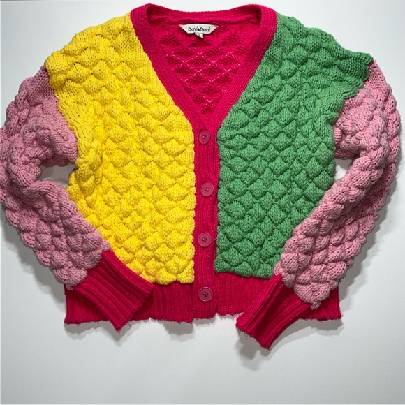 DAVI & DANI Sweaters - DAVI & DANI Pink Knit Sweater